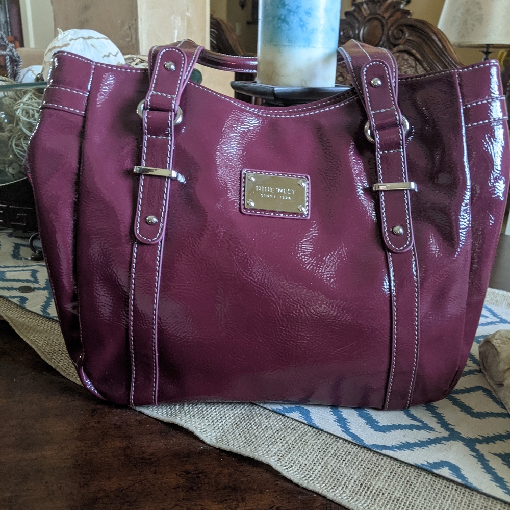 Nine West Patent Leather Tote/Purse